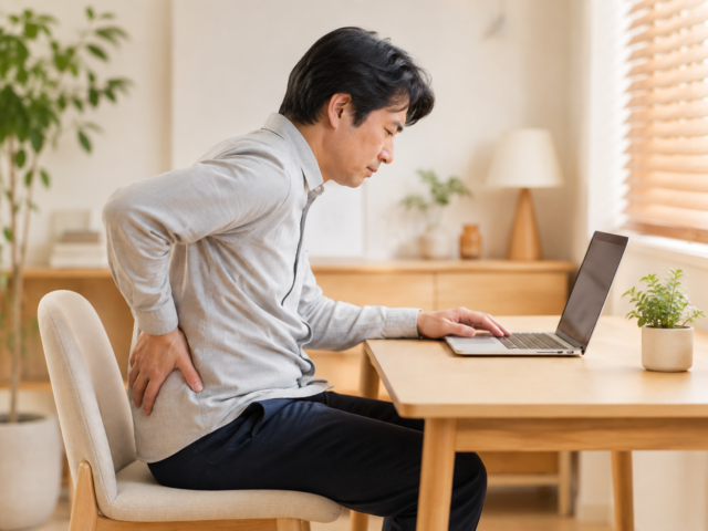 猫背って腰痛になりやすい?姿勢との関係と見直し方