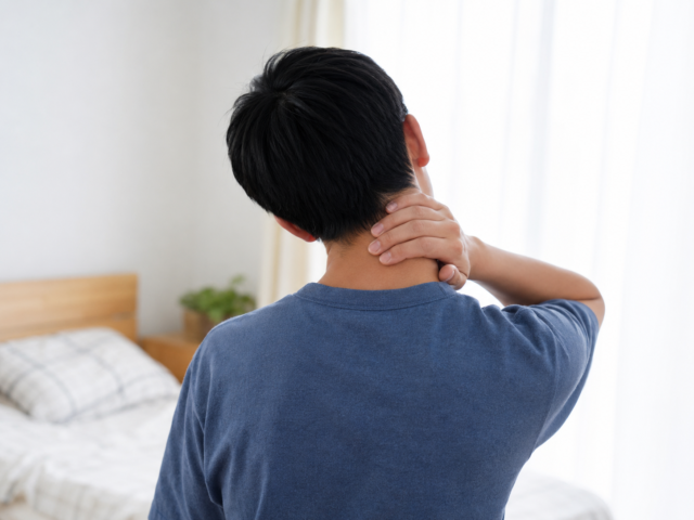 【症例紹介】川崎市中原区・10代男性・寝違えた首の痛みでお悩みの患者様の症例